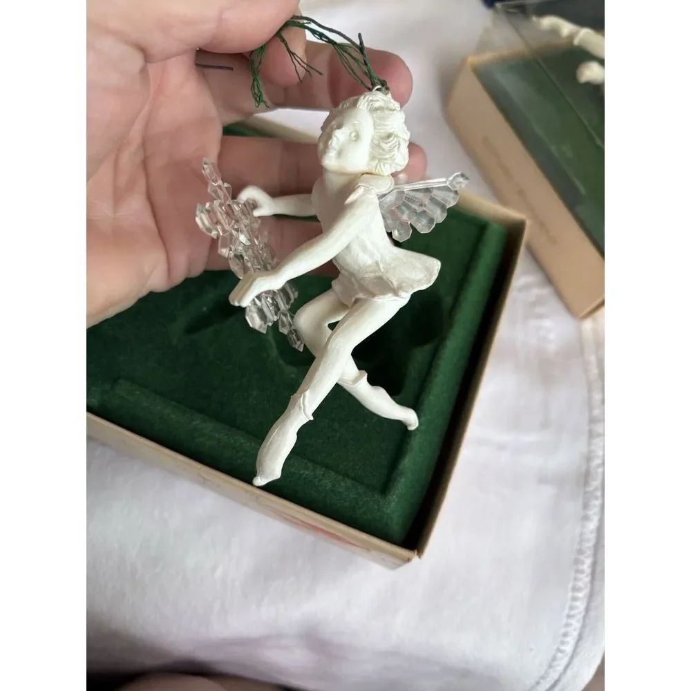 Hallmark‎ Keepsake Ice Fairy Christmas Ornaments 1981. Lots Of Two.  2282.